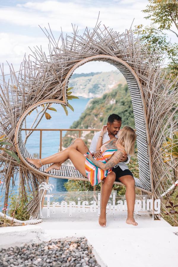 Tropical Glamping Nusa Penida - Private Romantic Seaside Bungalow Diamond Beach Polilit Exterior foto